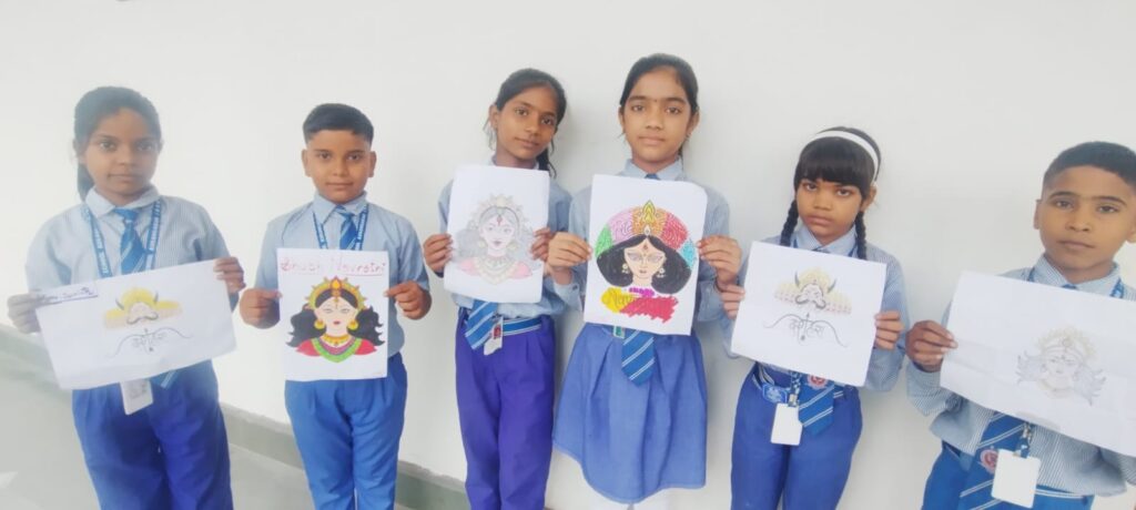 Celebration of Ram Navami and Dussehra at R.K. Public School